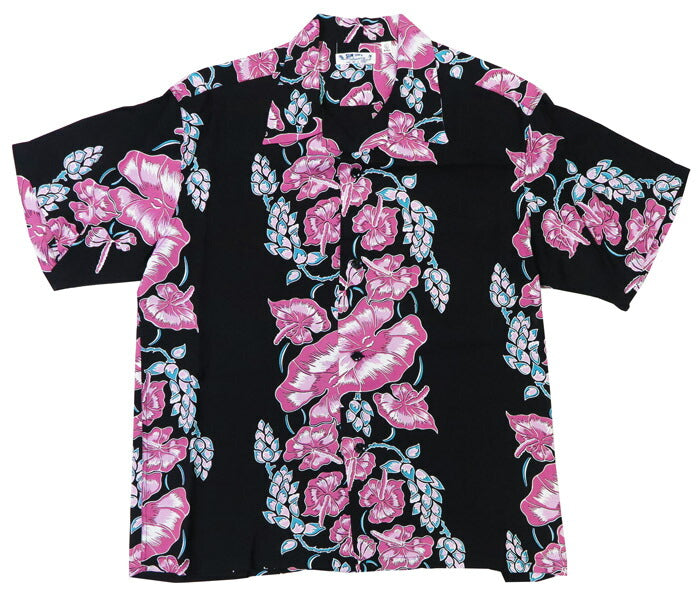 サンサーフ SUN SURF 半袖 レーヨン羽二重 ハワイアンシャツ「ISLAND FLOWER CHAIN」MADE IN CALIFORNIA アロハシャツ SS39425 【2025年春夏新作】
