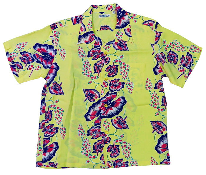 サンサーフ SUN SURF 半袖 レーヨン羽二重 ハワイアンシャツ「ISLAND FLOWER CHAIN」MADE IN CALIFORNIA アロハシャツ SS39425 【2025年春夏新作】