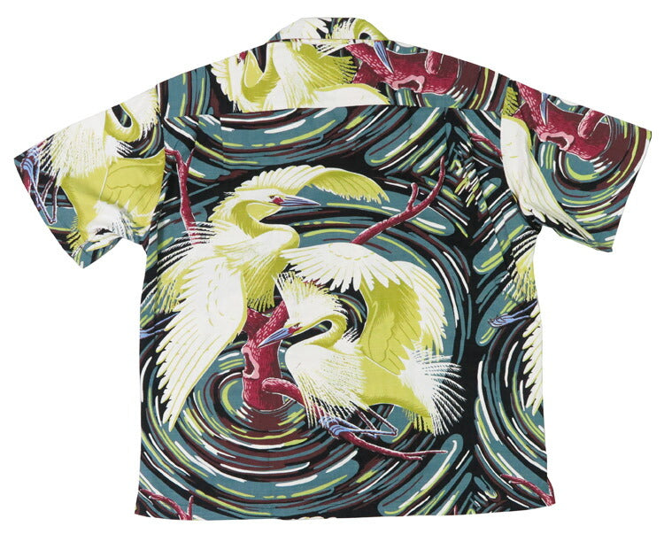 サンサーフ SUN SURF 半袖 コットン ハワイアンシャツ 「PAIR OF HERON」　HATA DRY GOODS STORE SPECIAL EDITION スペシャルエディション アロハシャツ SS39480 【2025年春夏新作】