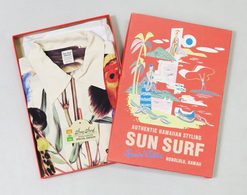 サンサーフ SUN SURF 半袖 レーヨン羽二重 ハワイアンシャツ 「BATTLE MASK」 SPECIAL EDITION スペシャルエディション アロハシャツ SS39481 【2025年春夏新作】