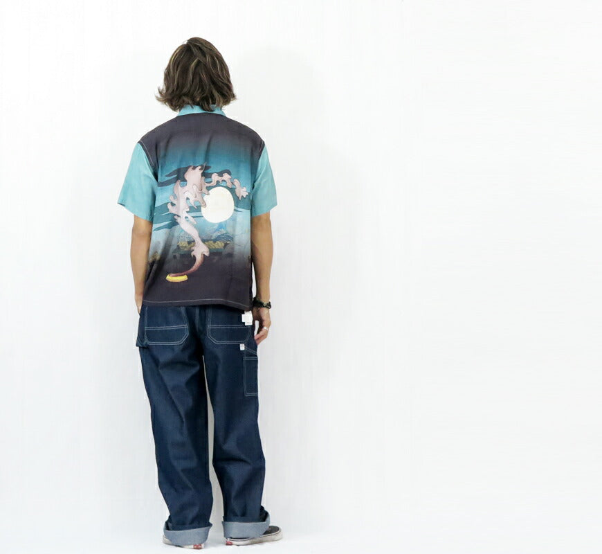 サンサーフ SUN SURF × 月岡芳年 SPECIAL EDITION “偐紫田舎源氏”（にせむらさきいなかげんじ）半袖 レーヨン ハワイアンシャツ日本の意匠 SPECIAL EDITION アロハシャツ SS39531 【2025年春夏新作】