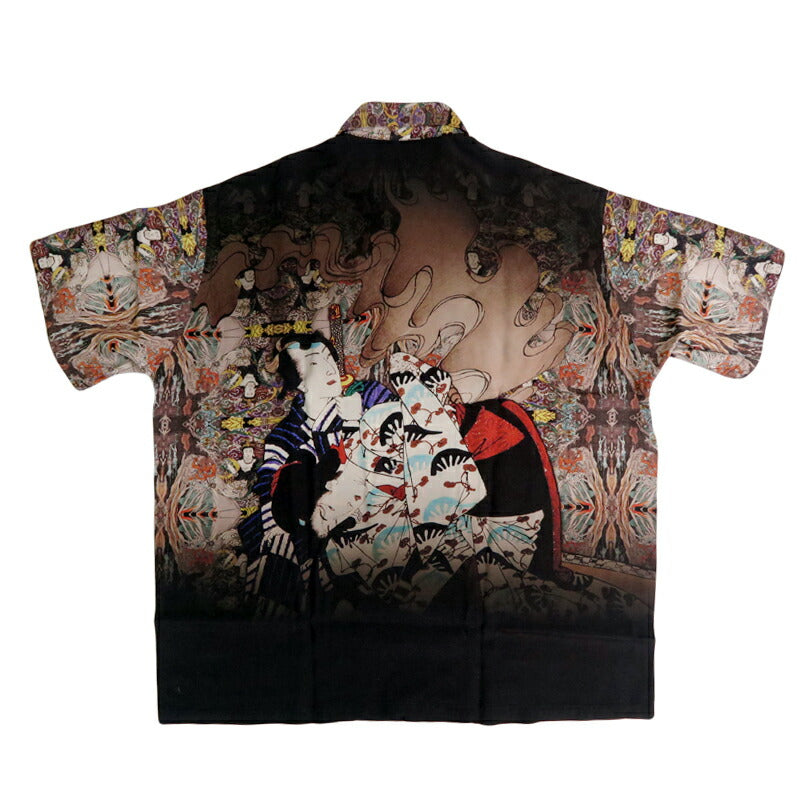 サンサーフ SUN SURF × 月岡芳年 SPECIAL EDITION “NEW STORY” 半袖 レーヨン ハワイアンシャツ日本の意匠  アロハシャツ SS39532 【2025年春夏新作】