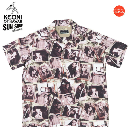 サンサーフ SUN SURF KEONI OF HAWAII 半袖 レーヨン ハワイアンシャツ AS A PHOTOGRAPHER by NICK CLEMENTS アロハシャツ ケオニ・オブ・ハワイ SS39536 【2025年春夏新作】