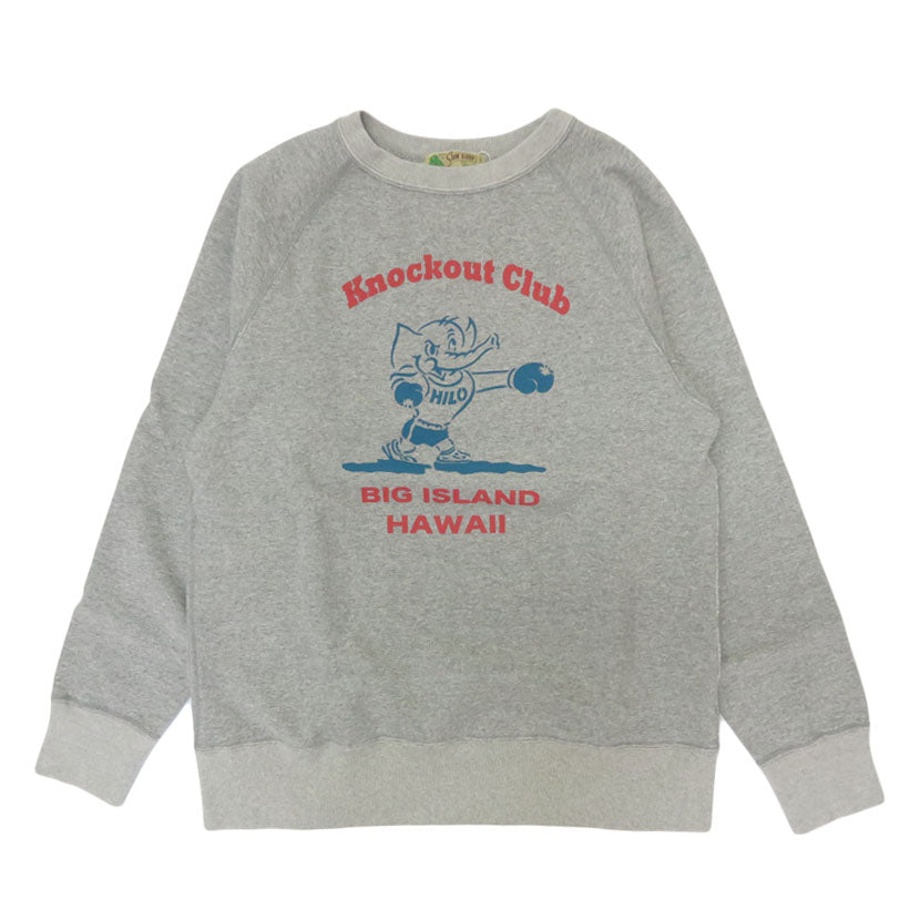 サンサーフ SUN SURF 長袖 クルーネック スウェット プリント ”KNOCKOUT CLUB” CREW NECK SWEAT SHIRT SS69596【2025年秋冬新作】 サンサーフ SUN SURF 長袖 クルーネック スウェット プリント