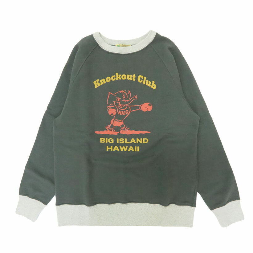 サンサーフ SUN SURF 長袖 クルーネック スウェット プリント ”KNOCKOUT CLUB” CREW NECK SWEAT SHIRT SS69596【2025年秋冬新作】