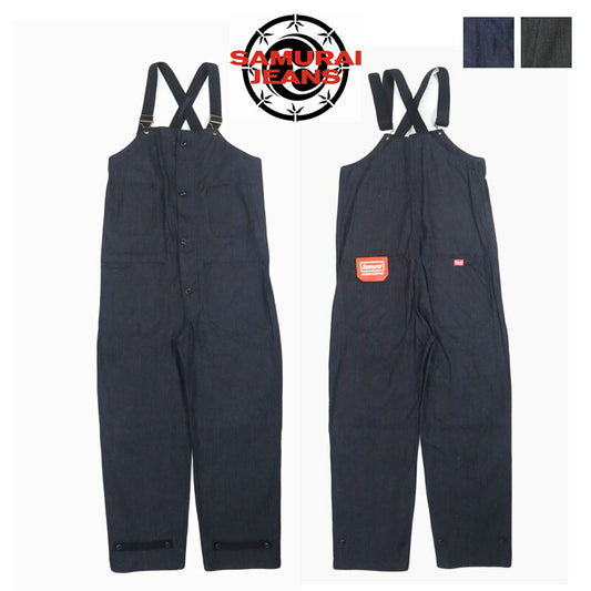 サムライジーンズ SAMURAI JEANS オーバーオール ヘリンボーン デッキパンツ SWC605DP-HB2 【2025年秋冬新作】