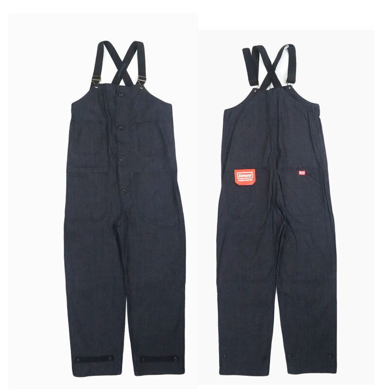 サムライジーンズ SAMURAI JEANS オーバーオール ヘリンボーン デッキパンツ SWC605DP-HB2