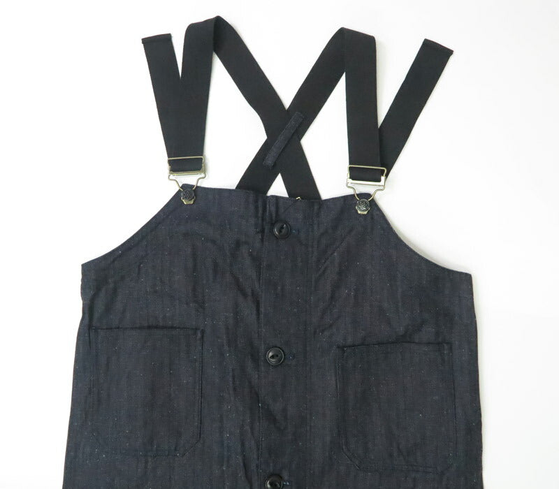 サムライジーンズ SAMURAI JEANS オーバーオール ヘリンボーン デッキパンツ SWC605DP-HB2