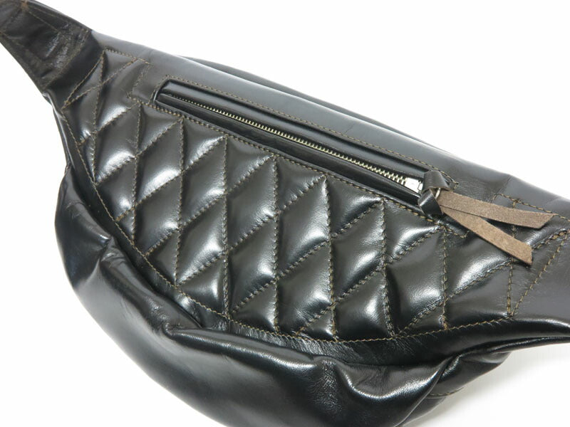 トイズマッコイ TOYS McCOY ホースハイド レザー デュアルブレード パッデッド バッグ  馬革 DUAL BLADE "PADDED" BAG ウエストバッグ ボディバッグ TMA2422【2025年秋冬新作】