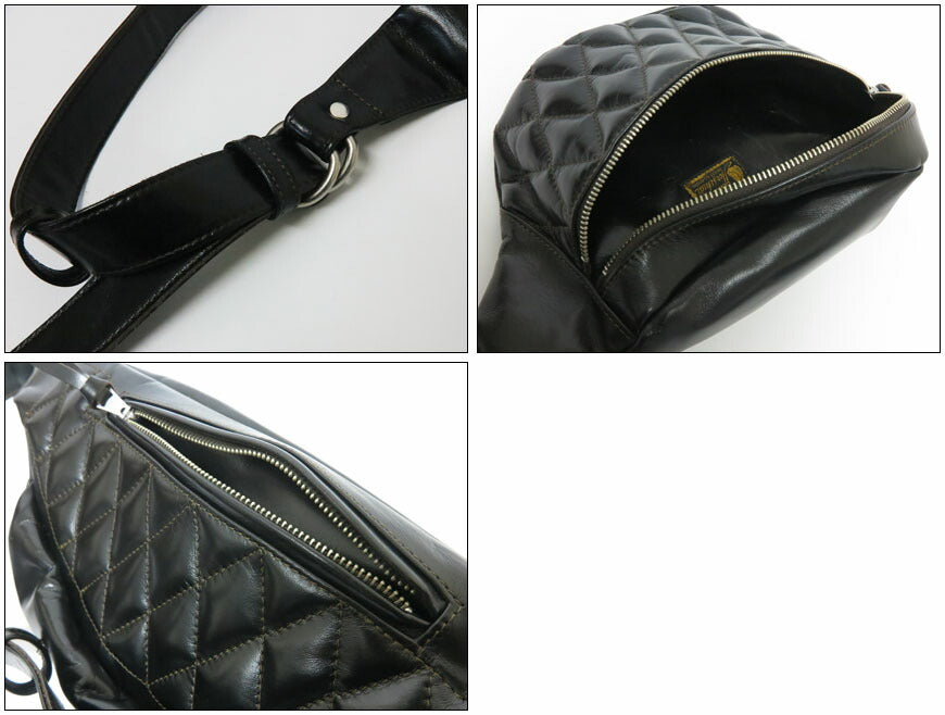 トイズマッコイ TOYS McCOY ホースハイド レザー デュアルブレード パッデッド バッグ  馬革 DUAL BLADE "PADDED" BAG ウエストバッグ ボディバッグ TMA2422【2025年秋冬新作】