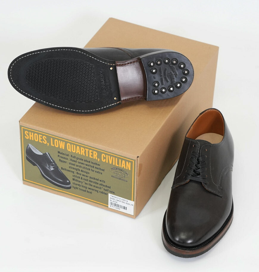 トイズマッコイ TOYS McCOY ミリタリー サービスシューズ ローカット ハンドソーンウェルテッド製法 U.S.ARMY TMA2512 【2025年秋冬新作】
