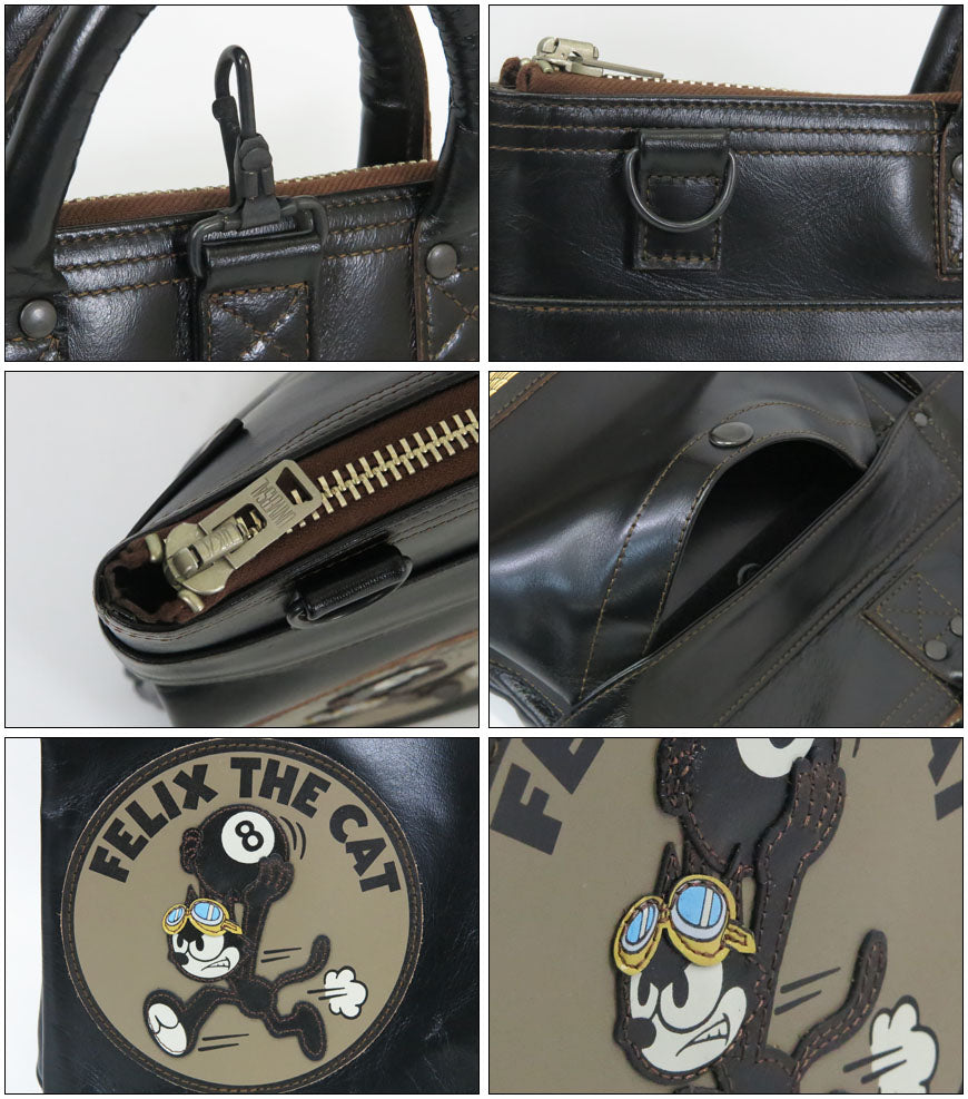 トイズマッコイ TOYS McCOY ホースハイド レザー ヘルメットバッグ FELIX THE CAT 8 BALL 馬革 TMA2523 【2025年秋冬新作】