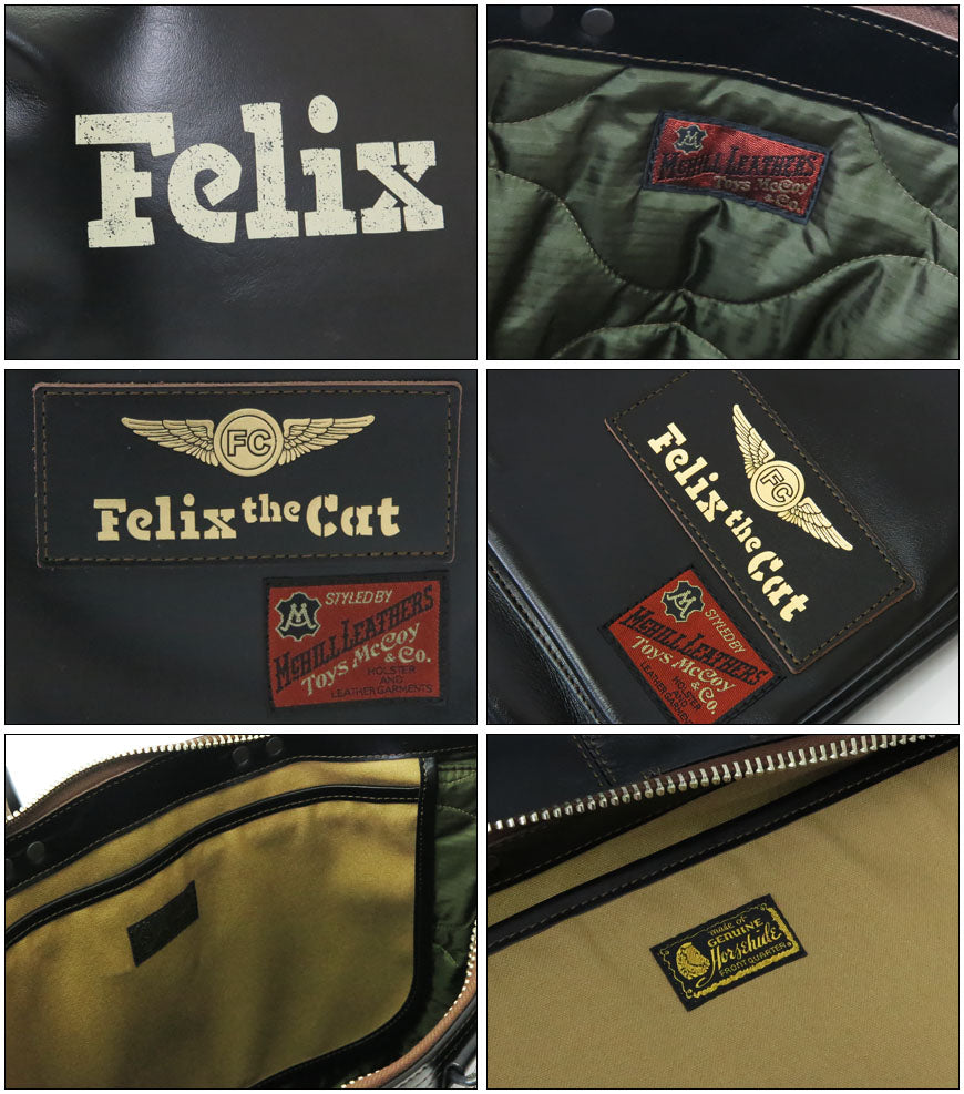 トイズマッコイ TOYS McCOY ホースハイド レザー ヘルメットバッグ FELIX THE CAT 8 BALL 馬革 TMA2523 【2025年秋冬新作】
