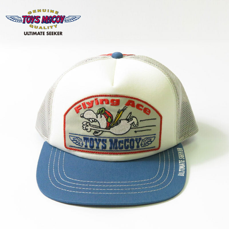 トイズマッコイ  TOYS McCOY MESH CAP　SNOOPY "FLYING ACE" メッシュキャップ 帽子 TMA2525【2025年秋冬新作】