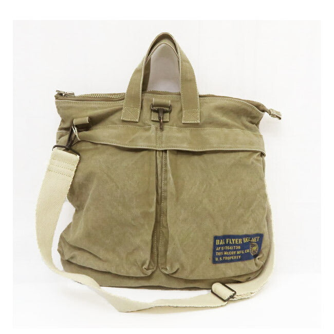 トイズマッコイ TOYS McCOY コットンキャンバス ヘルメットバッグ TMA2528 【2025年秋冬新作】 トイズマッコイ TOYS McCOY コットンキャンバス ヘルメットバッグ