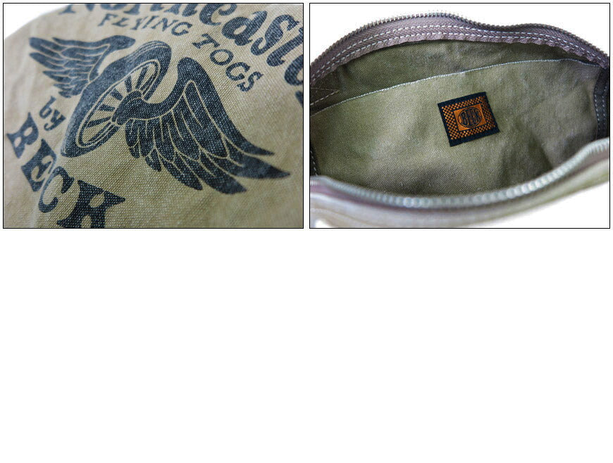 トイズマッコイ TOYS McCOY コットンキャンバス ハンドルバー バック HANDLE BAR BAG "BECK NORTHEASTER" ショルダーバッグ TMA2530【2025年秋冬新作】