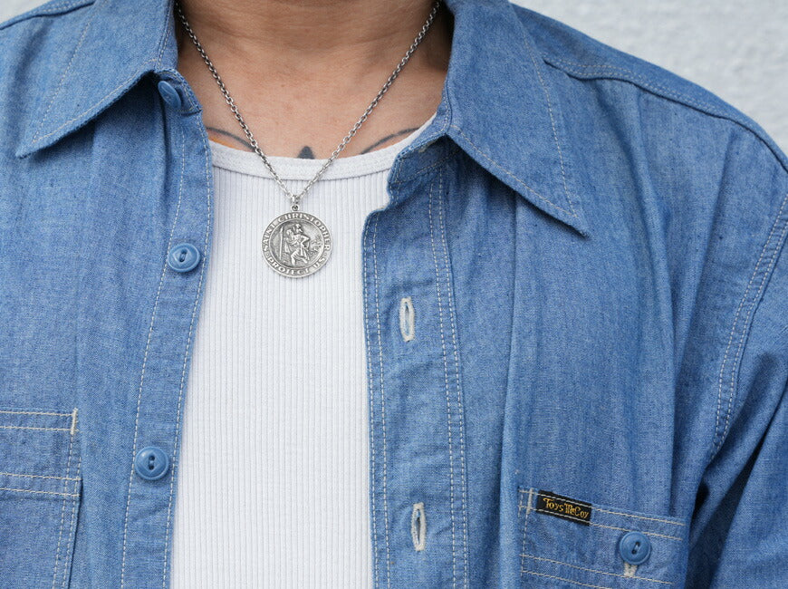 トイズマッコイ TOYS McCOY ペンダント スティーブマックイーン STEVE McQUEEN ST. CHRISTOPHER PENDANTシルバー925 TMA2611 【2026年春夏新作】