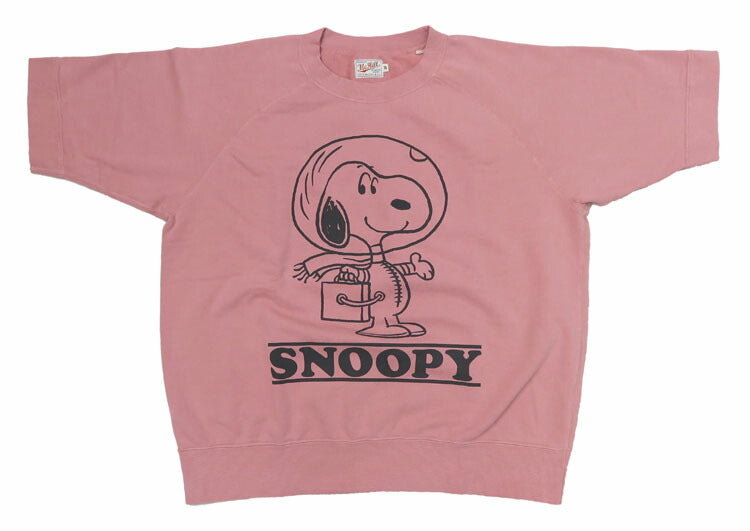 トイズマッコイ TOYS McCOY ラグランスリーブ 半袖 スウェット SNOOPY スヌーピー " FIRST BEAGLE ON THE MOON " TMC2421
