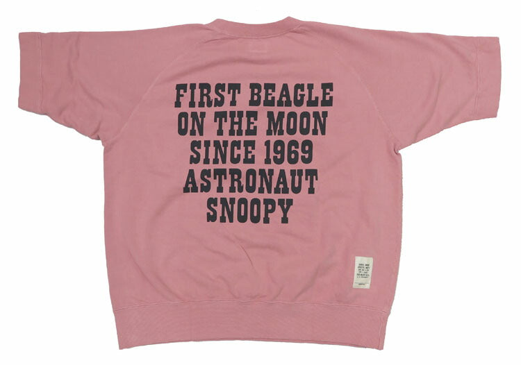 トイズマッコイ TOYS McCOY ラグランスリーブ 半袖 スウェット SNOOPY スヌーピー " FIRST BEAGLE ON THE MOON " TMC2421