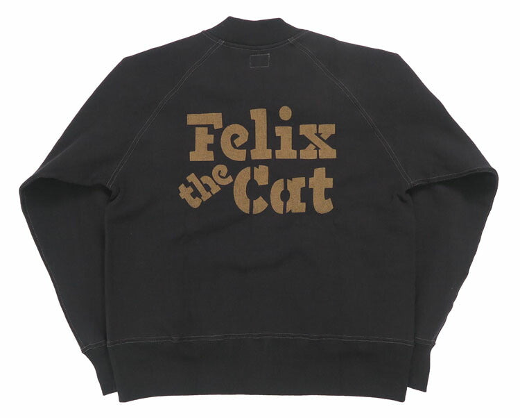 トイズマッコイ TOYS McCOY 長袖 スウェット ジップアップ ヘビーウェイト C-2 FELIX THE CAT フィリックス "1919" TMC2450【2024-25年秋冬新作】