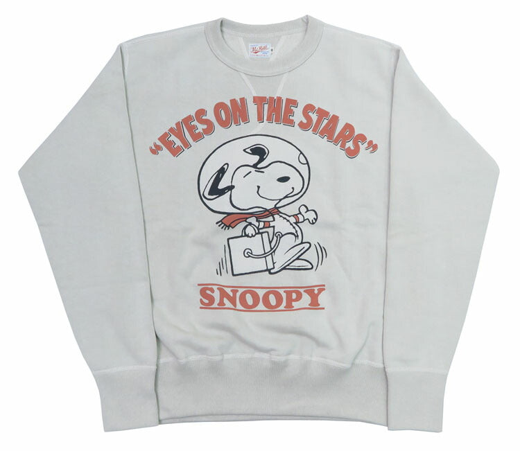 トイズマッコイ TOYS McCOY 長袖 プリント クルーネック スウェット SNOOPY スヌーピー "EYES ON THE STARS" TMC2456【2024-25年秋冬新作】