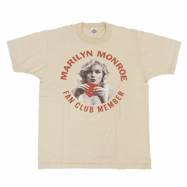 トイズマッコイ TOYSMcCOY 半袖 Tシャツ MARILYN MONROE TEE FAN CLUB MEMBER マリリンモンロー tmc2513 【2025年春夏新作】