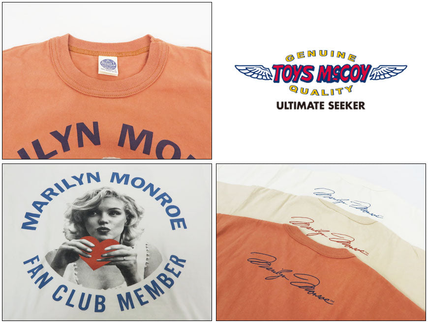トイズマッコイ TOYSMcCOY 半袖 Tシャツ MARILYN MONROE TEE FAN CLUB MEMBER マリリンモンロー tmc2513 【2025年春夏新作】