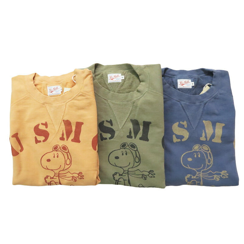 トイズマッコイTOYSMcCOYラグランスリーブ半袖スウェットSNOOPYスヌーピー