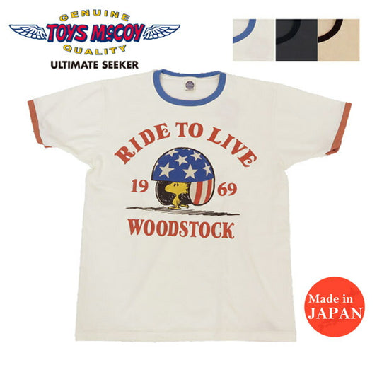 トイズマッコイTOYSMcCOY 半袖 Tシャツ MOTORCYCLE TEE WOODSTOCK RIDE TO LIVE 1969 TMC2522【2025年春夏新作】