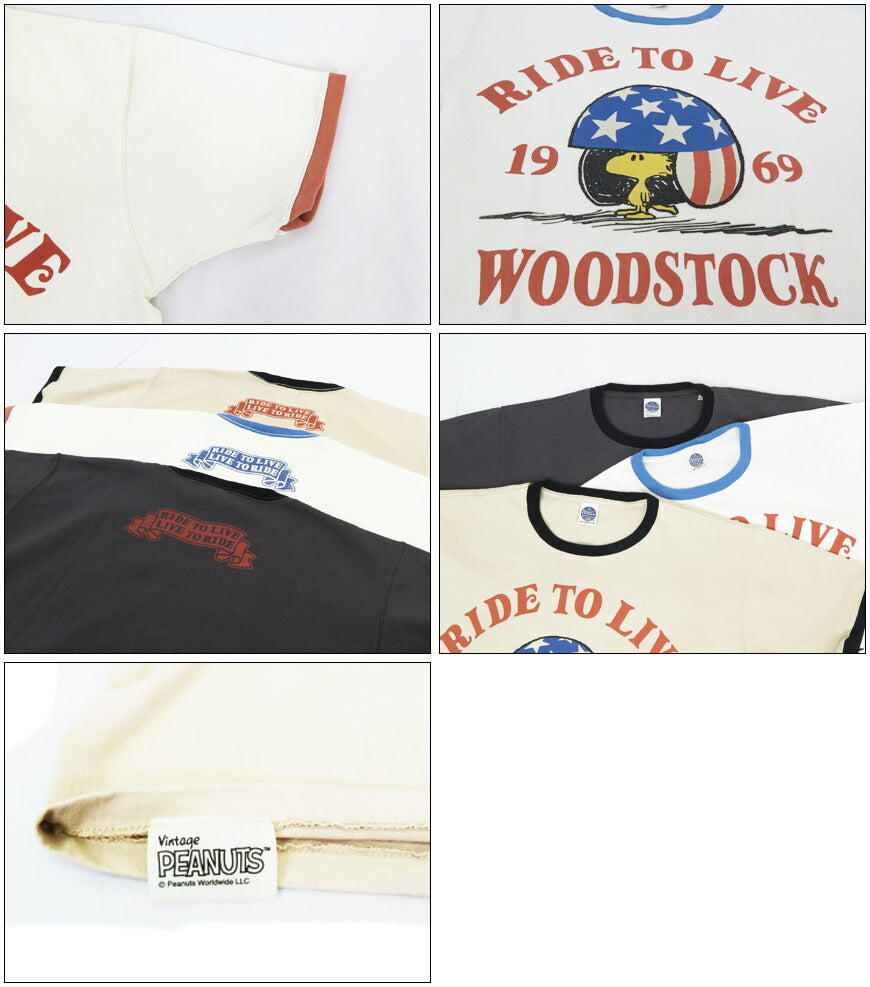トイズマッコイTOYSMcCOY 半袖 Tシャツ MOTORCYCLE TEE WOODSTOCK RIDE TO LIVE 1969 TMC2522【2025年春夏新作】