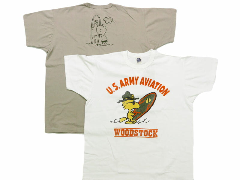 トイズマッコイ TOYSMcCOY  半袖 Tシャツ SNOOPY TEE WOODSTOCK " U.S.ARMY AVIATION " TMC2523【2025年春夏新作】