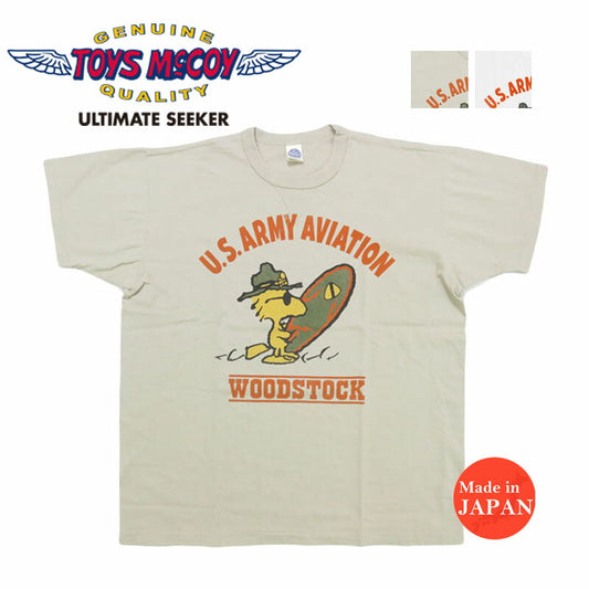 トイズマッコイ TOYSMcCOY  半袖 Tシャツ SNOOPY TEE WOODSTOCK " U.S.ARMY AVIATION " TMC2523【2025年春夏新作】