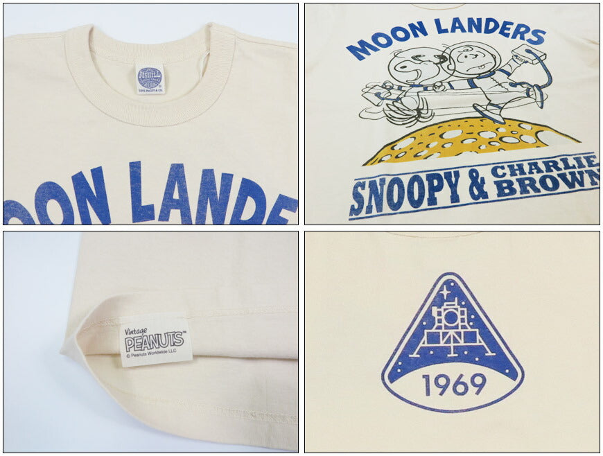 トイズマッコイ TOYSMcCOY  半袖 Tシャツ スヌーピー SNOOPY TEE “MOON LANDERS” TMC2538【2025年春夏新作】