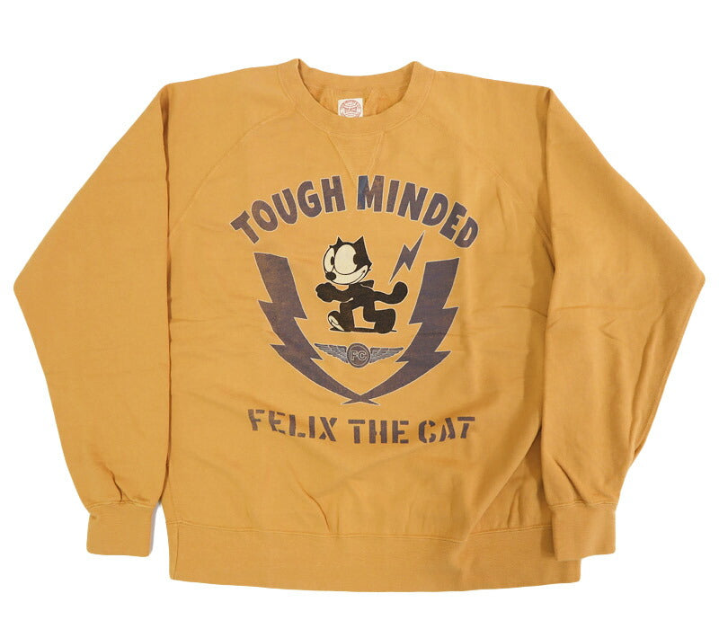 トイズマッコイ TOYS McCOY 長袖 プリント ガーメントダイ クルーネック スウェット FELIX THE CAT フィリックス  "TOUGH MINDED" TMC2548【2025年秋冬新作】