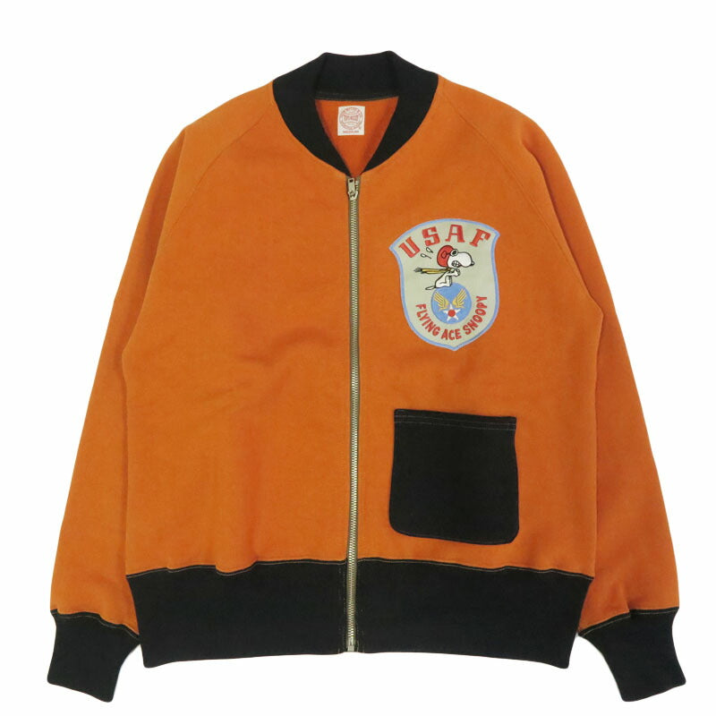 トイズマッコイ TOYS McCOY HEAVYWEIGHT ヘビーウェイト C-2 ジップアップ スウェット "USAF FLYING ACE SNOOPY" TMC2551【2025年秋冬新作】