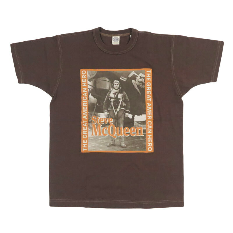 TOYS McCOY Short-Sleeve T-Shirt S. McQUEEN TEE " THE GREAT AMERICAN HERO " TMC2606 [Spring/Summer 2026 Collection]