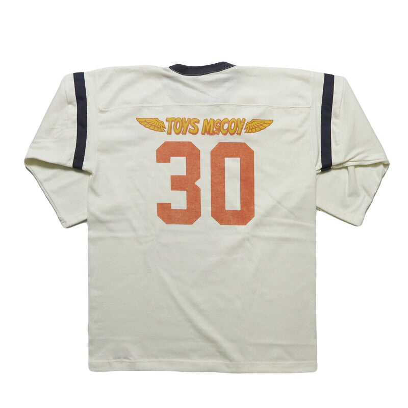トイズマッコイTOYSMcCOY 半袖 五分袖 スヌーピー Tシャツ SNOOPY FOOTBALL SHIRT