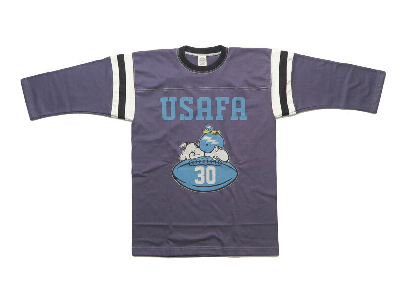トイズマッコイTOYSMcCOY 半袖 五分袖 スヌーピー Tシャツ SNOOPY FOOTBALL SHIRT
