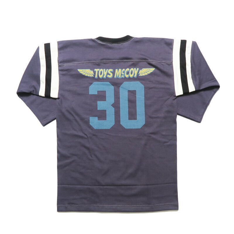 トイズマッコイTOYSMcCOY 半袖 五分袖 スヌーピー Tシャツ SNOOPY FOOTBALL SHIRT