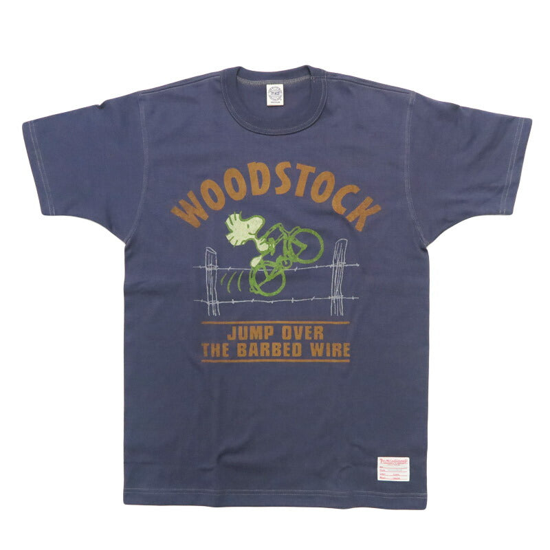 토이즈맥코이 TOYSMcCOY 반팔 티셔츠 PEANUTS TEE "WOODSTOCK KING OF COOL" TMC2628【2026년 봄/여름 신작】