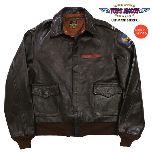 トイズマッコイ TOYS McCOY A-2 レザー フライトジャケット V. HILTS スティーブマックイーンモデル ホースハイド 馬革 TMJ212 【2024-25年秋冬新作】