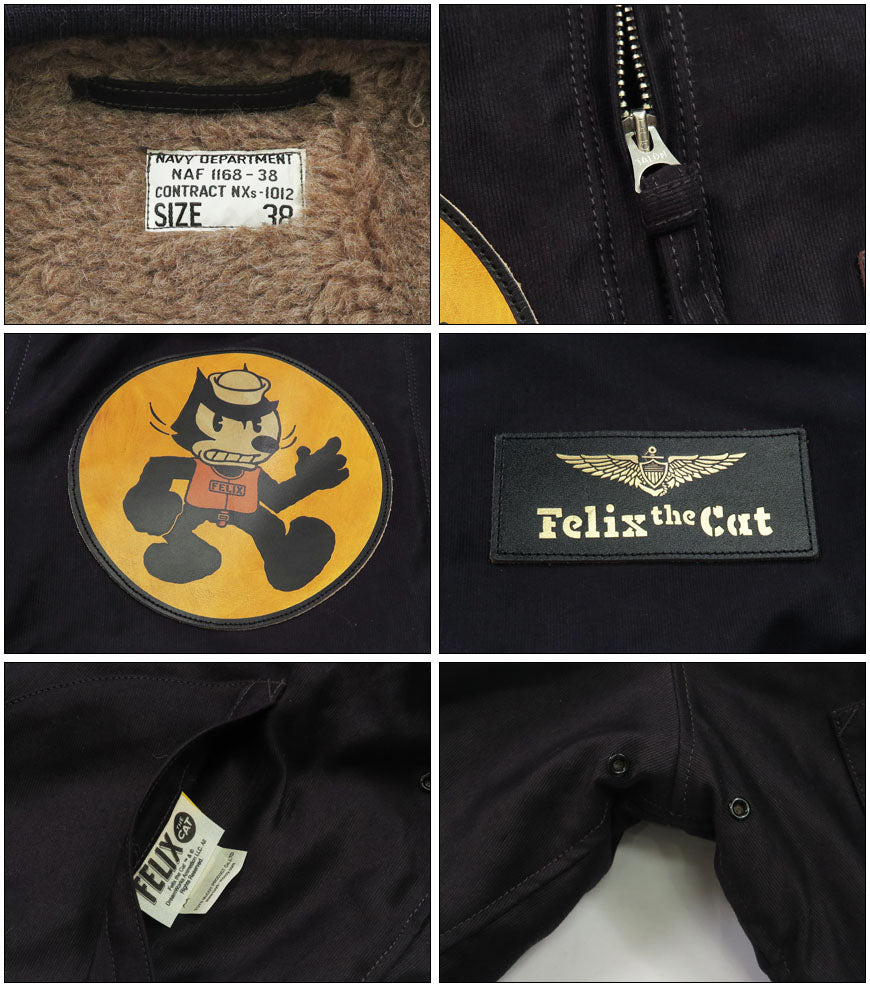 トイズマッコイ TOYS McCOY グランドクルー デッキジャケット FELIX THE CAT 1919 フィリックス ザ キャット NAVAL AVIATION TMJ2421 【2024-25年秋冬新作】