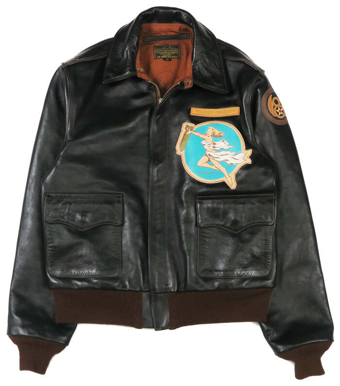 トイズマッコイ TOYS McCOY A-2 レザー フライトジャケット ROUGH WEAR CLOTHING CO.FLYING FORTRESS "THE BODY" ハンドペイント ホースハイド 馬革 TMJ2517 【2025年秋冬新作】