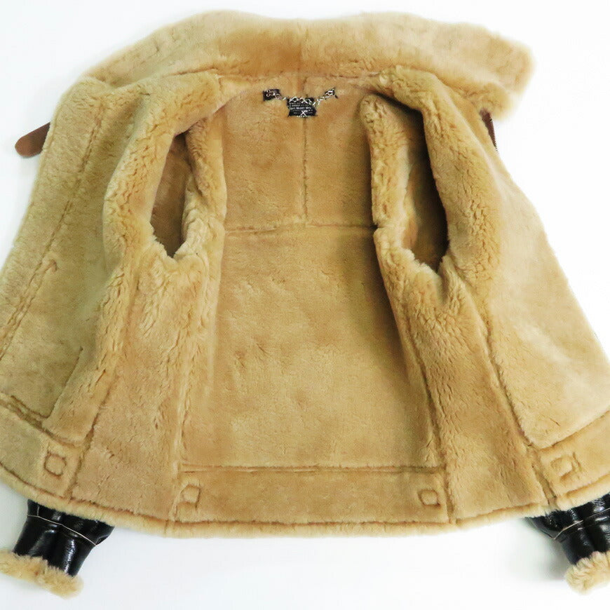 トイズマッコイ TOYS McCOY B-3 シープムートン レザー フライトジャケット DUO TONE デカール無し ホースハイド 馬革 TMJ2518 【2025年秋冬新作】