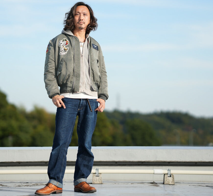 トイズマッコイ TOYS McCOY フライトジャケット MA-1 E型 MIL-J-8279E スヌーピー SNOOPY "U.S.A.F. TACTICAL AIR COMMAND" リバーシブル TMJ2523 【2025年秋冬新作】