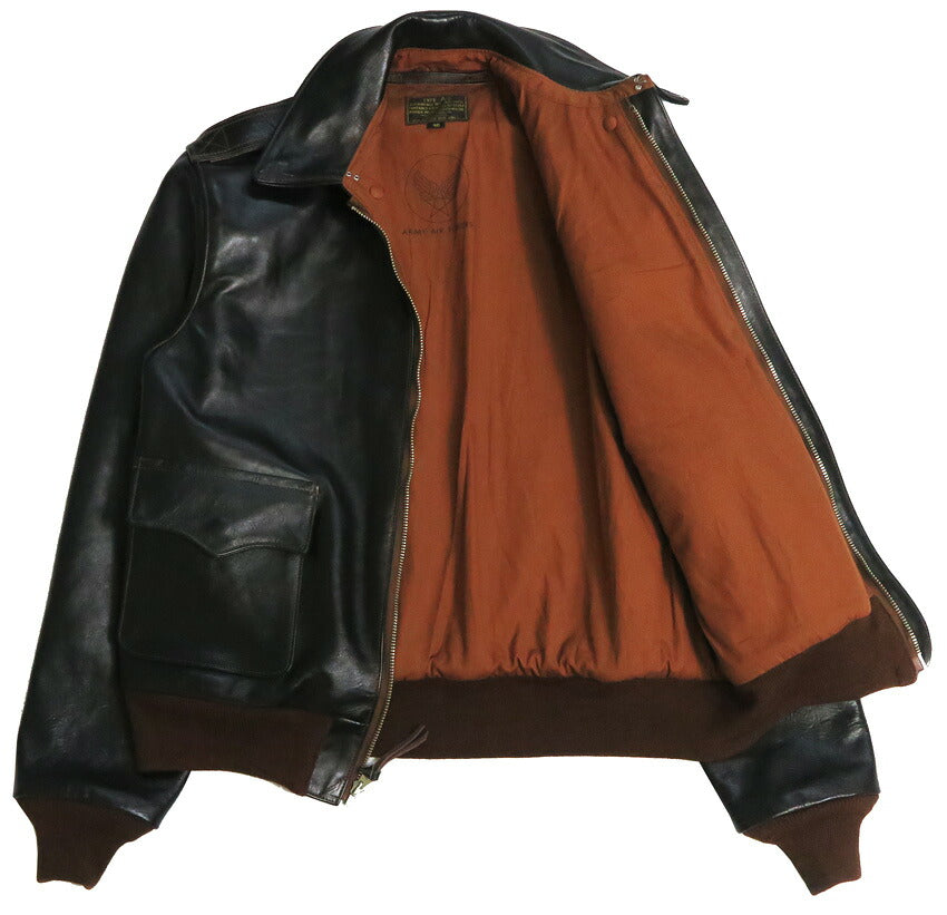 トイズマッコイ TOYS McCOY A-2 レザー フライトジャケット ROUGH WEAR CLOTHING CO. デカール無し ホースハイド 馬革 TMJ2526 【2025年秋冬新作】