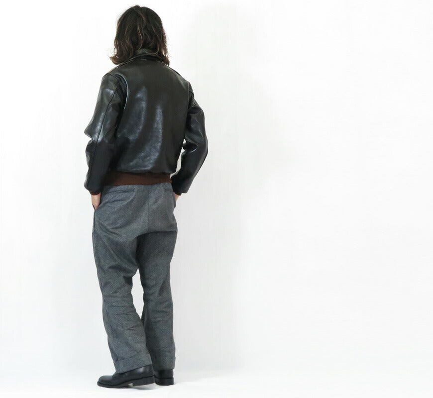 トイズマッコイ TOYS McCOY A-2 レザー フライトジャケット ROUGH WEAR CLOTHING CO. デカール無し ホースハイド 馬革 TMJ2526 【2025年秋冬新作】