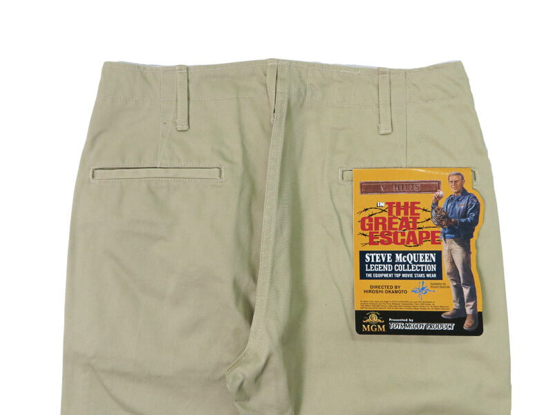 トイズマッコイ TOYSMcCOY スティーブ マックイーン SteveMcQUEEN V. HILTS TROUSERS チノパンツ TMP2504【2025年秋冬新作】