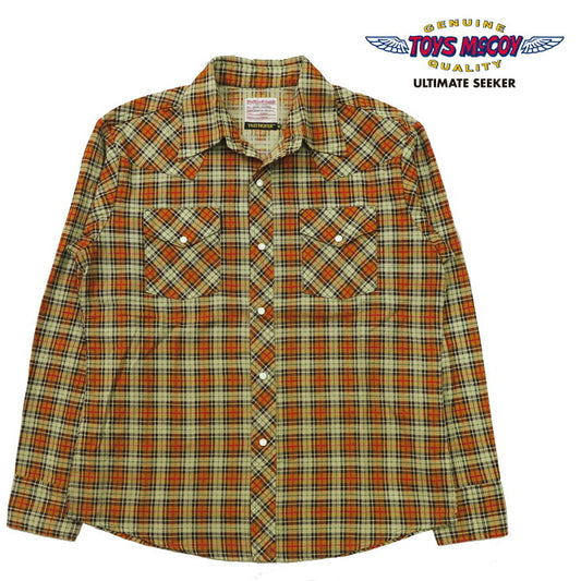 トイズマッコイ TOYS McCOY タクシードライバー 復刻 チェック フランネル ウエスタン シャツ TAXI DRIVER TMS2404 【2024-25年秋冬新作】