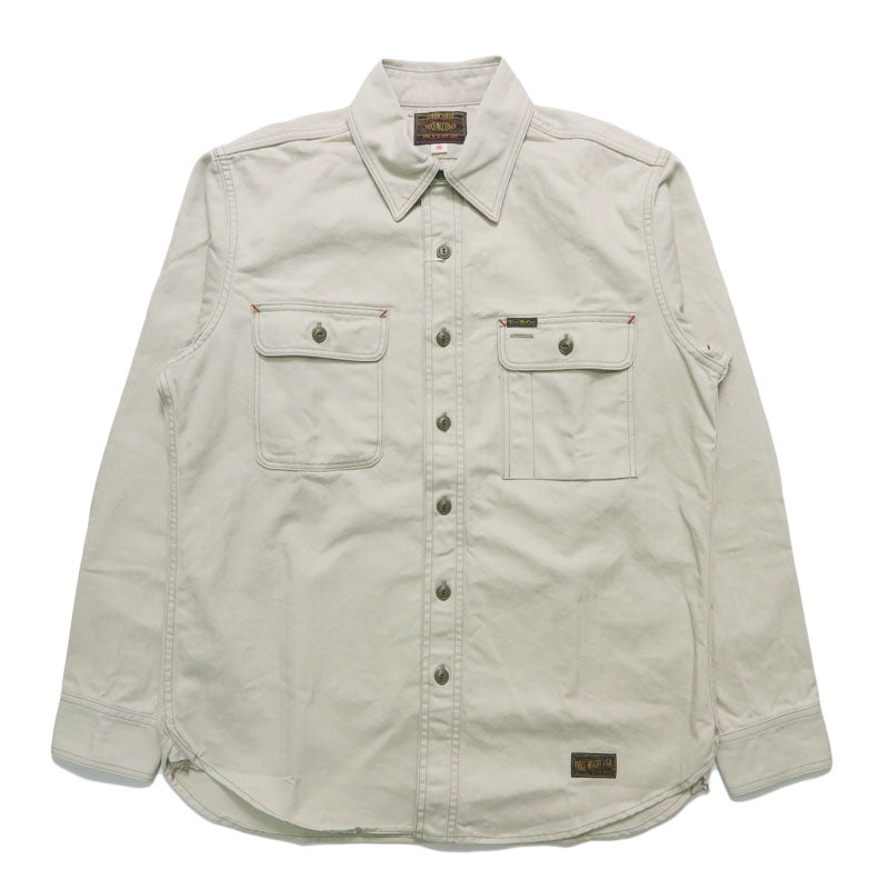 トイズマッコイ TOYS McCOY コットンヘリンボーン ドッカーシャツ 無地 COTTON HERRINGBONE DOCKER SHIRT TMS2508【2025年秋冬新作】